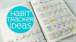 Habit Tracker Ideas  Easy Habit Tracking for Beginners 2018 [upl. by Netti777]