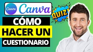 Cómo hacer un cuestionario en Canva [upl. by Luhey]