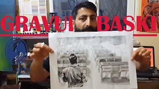 GRAVÜR BASKI NASIL YAPILIR AQUATINT TEKNİĞİ İLE GRAVÜR BASKI Aquatint printing [upl. by Snehpets]