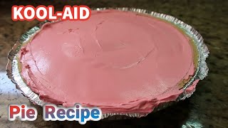 Vintage KOOLAID Pie Recipe  NO BAKE AND ONLY 4 INGREDIENTS [upl. by Akeimahs396]