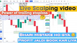 14 November live Scalping video  bda profit miss ho gya 😥  300 ka premium 0 😱  optionselling [upl. by Retswerb]