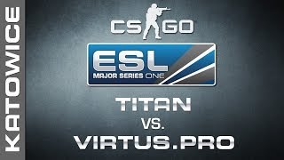 Titan vs Virtuspro  Group A  EMS One Katowice 2014  CSGO [upl. by Adirahs842]