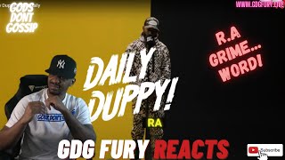 AMERICAN Reacts to RA  Daily Duppy  GRM Daily [upl. by Yaral890]