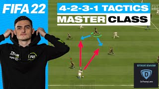 Play 4231 Custom Tactics like a Pro FIFA 22 Masterclass [upl. by Laddy368]