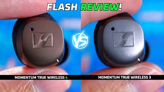 Sennheiser MTW4 vs Momentum True Wireless 3 Flash Review ⚡️ [upl. by Hennie]