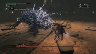 Abhorrent Beast could be the Hardest Boss in Bloodborne One Wrong Move and You are Dead [upl. by Nodnelg721]