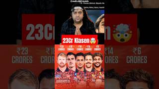 SRH ipl retention 2025 ipl srh ipl2025 iplretention abcricinfo cricketlover cricketnews [upl. by Yanehs]