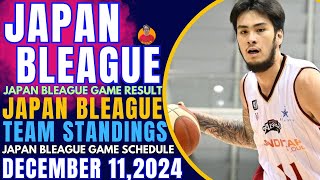 JAPAN BLEAGUE LATEST TEAM STANDINGS DECEMBER 082024JAPAN BLEAGUE GAME SCHEDULEKAI SOTTO 25 POINTS [upl. by Leiad]