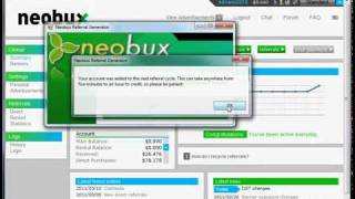 Neobux Referral Generator Working 2011 PROOF INCLUDED [upl. by Sherl232]