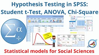 Hypothesis Testing in SPSS Student tTest ANOVA ChiSquare [upl. by Pippo82]