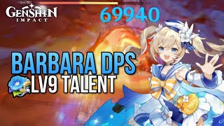 Barbara DPS Lv90  Build Totalitas Tanpa Batas  Genshin Impact [upl. by Cumings]