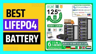 LiFePO4 48V 120Ah Battery Pack 6000 Cycle 614KWH 16S Smart BMS RS485 CAN PC [upl. by Einnal]