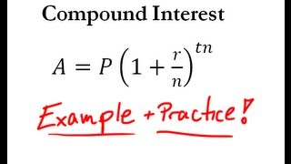 Compound Interest  Easy Example  Practice [upl. by Retseh305]