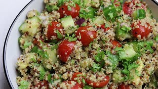 Quinoa Recipes  Best Quinoa Salad  AampA Homemade [upl. by Janna]