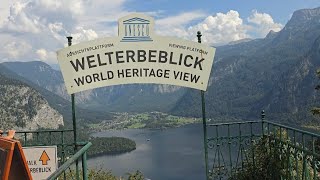 Skywalk  World Heritage Site  Hallstatt  Stunning Views of Lake Hallstatt amp the Austrian Alps [upl. by Lawler]