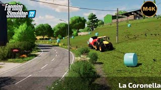 4K La Coronella Pro arando e recolhendo pedras  Farming Simulator 22 [upl. by Sandeep778]