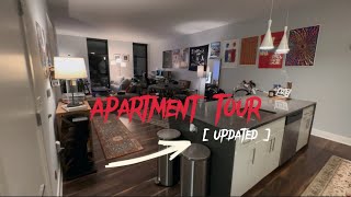 Modern Apartment Tour UPDATED  Downtown 1 Bedroom Bachelor Pad [upl. by Ahsaetan61]