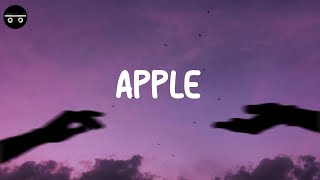 Charli xcx  Apple Lyric Video [upl. by Naitsabas]