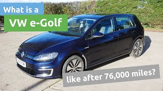 What is a Volkswagen eGolf like after 5 years and 76000 miles [upl. by Ecnarolf]