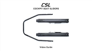 CSL Cockpit Seat Sliders Video Guide [upl. by Krute690]