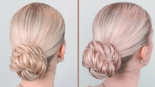 Fishtail braid updo tutorial [upl. by Sawtelle]