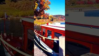 The Otesaga Resort Hotel boat lake fallfoliage resort travel [upl. by Innig]