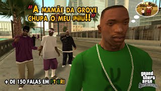 O QUE OS NPCS DE GANGUE FALAM PRO CJ  GTA SAN ANDREAS [upl. by Anairt]