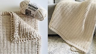 Crochet Country Cottage Throw [upl. by Aihseuqram454]