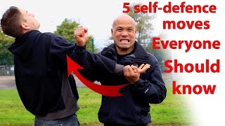 5 Self Defence moves everyone should know  Master Wong [upl. by Netsirhc137]