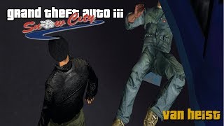 GTA III Snow City Mission 9  Van Heist  GTA 3 Snow City [upl. by Rolyak]