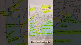 Major Seaports in INDIA 🚢indiangeography kabitasingh 365Goals upsc wbcsytshorts [upl. by Savvas366]