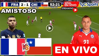 Chile vs Francia en vivo donde ver a que hora juega Chile vs Francia Amistoso Internacional 2024 [upl. by Otsedom]