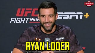 Ryan Loder On TUF Finale Matchup With Valentin  UFC Vegas 96 [upl. by Ynomrah]