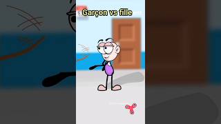 la différence entré Garçon et fille shorts ricoanimations dessinanimé [upl. by Carlene]