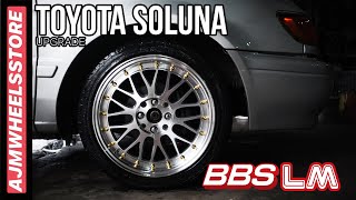 MODISIKASI TOYOTA SOLUNA VELG BBS LM  AJMWHEELSSTORE [upl. by Annaerb291]