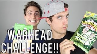 WARHEAD AND DONUT CHALLENGE W SAWYER HARTMAN [upl. by Eizle395]