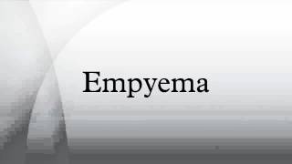 Empyema [upl. by Redla]