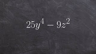 Factoring using the difference of two squares with multiple variables [upl. by Goodspeed437]