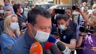 SALVINI RISPONDE A LETTA “LUI È CONTRARIO AL REFERENDUM SULLA GIUSTIZIA FORSE LI HA LETTI MALE” [upl. by Delogu782]