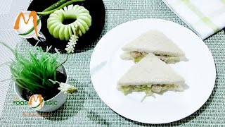 Club Sandwich  Classic Sandwich  The Food Magic  Quick and simple Sandwich Recipe [upl. by Atnomed216]