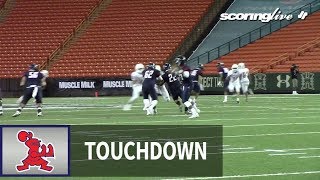 PAC5 vs Saint Louis Drew Kobayashi 64yd TD pass from T Tagovailoa Sept 5 2014 [upl. by Altheta]