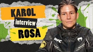 Karol Rosa full UFC Vegas 95 postfight interview [upl. by Kattie]