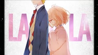 Beyond the Boundary  La La La  Jesmine Thompson  AMV   Female Cover xy [upl. by Coe141]