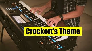 CROCKETTS THEME Jan Hammer  GENOS2 Cover [upl. by Ahsenak]