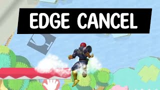 Como hacer Edge Cancel  Super Smash Bros Melee [upl. by Kelam850]