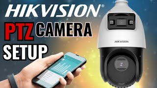 Hikvision PTZ Camera InstallationHow to Setup Hikvision 4MP IP PTZ Colour Camera [upl. by Wedurn470]