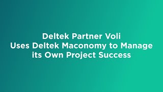 VOLI Enhances Operational Insight with Deltek ERP [upl. by Kluge]