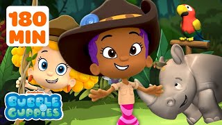 3 HOURS of Animal Adventures 🦁  Bubble Guppies  Nick Jr [upl. by Sido829]