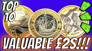 Top 10 Most Valuable and Rare £2 Coins UK Circulation [upl. by Osbourne]