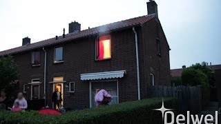 03062014 Slaapkamer in brand Zeestraat Harderwijk [upl. by Notna]